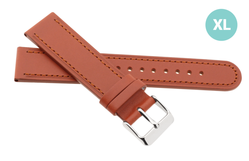 Predĺžený kožený remienok na hodinky R41603/22XL (22 mm) Predĺžený kožený remienok na hodinky R41603/22XL (22 mm)