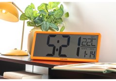 Digitální LCD hodiny 6020OR Karlsson 35cm