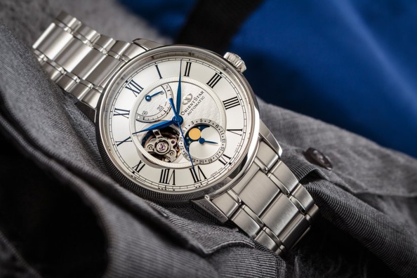 Orient Star Classic Moonphase Open Heart Automatic RE-AY0102S00B