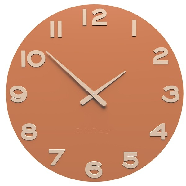 Dizajnové hodiny 10-205 CalleaDesign 60cm (viac farieb) Farba grafitová (tmavo šedá)-3 - RAL9007