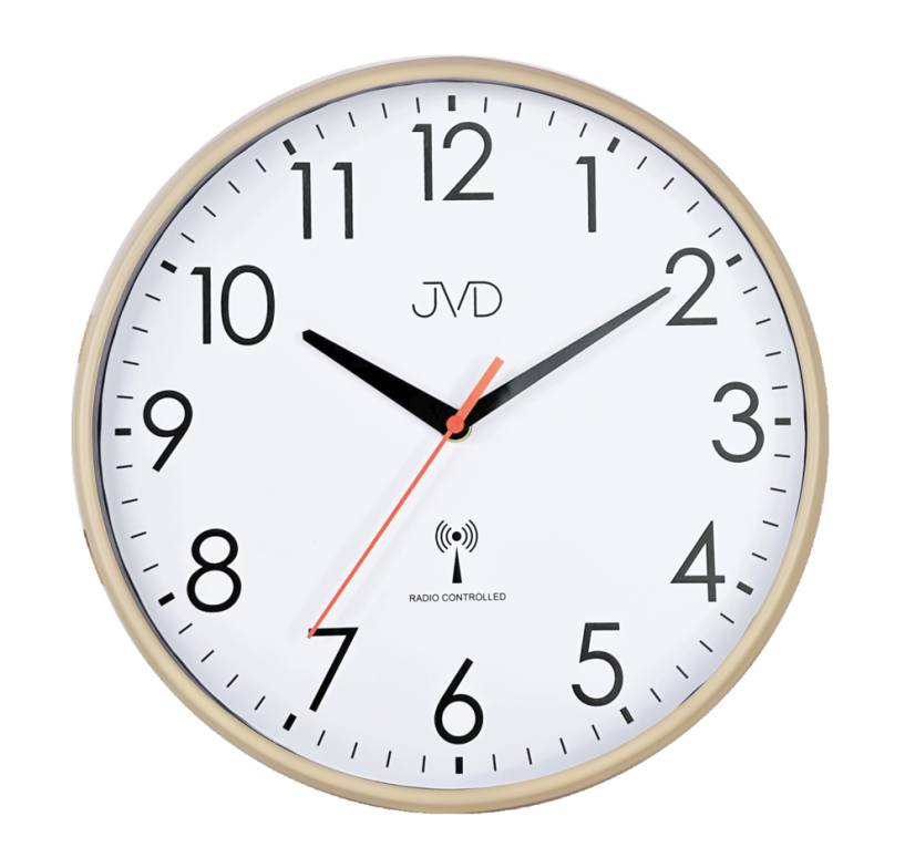 Rádiom riadené hodiny s tichým chodom JVD RH502.1