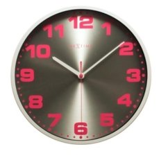 Dizajnové nástenné hodiny 3053wi Nextime Dash white 35cm
