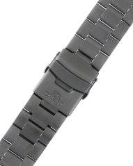 Ocelový náramek Orient PDEKY0Z 23mm (pro model TT11), černý