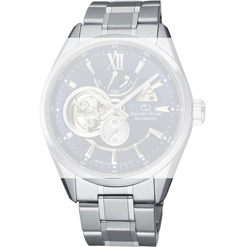 Ocelový náramek Orient Star UM026111J0 21mm (pro RE-AV00, RE-AV01), stříbrný