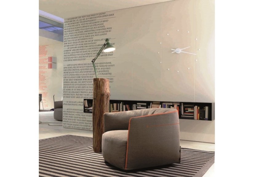 Designové nástěnné hodiny NOMON OJ bílé 50cm