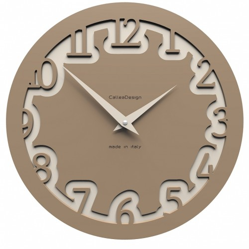 Dizajnové hodiny 10-002 CalleaDesign Labirinto 30cm (viac farebných verzií) Farba ružová lastúra (najsvetlejšia)-31 Dyha šedý koreň - 84