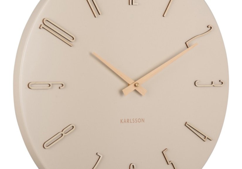 Dizajnové nástenné hodiny 6072WH Karlsson 40cm