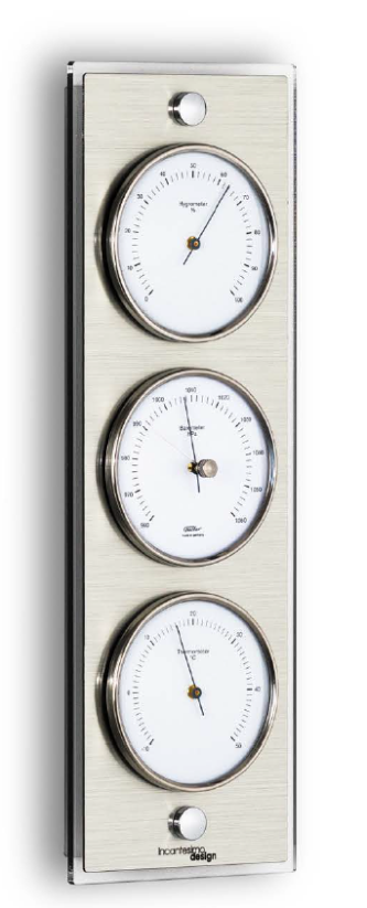 Dizajnová nástenná meteostanica-barometer I337M IncantensimoDesign 36cm