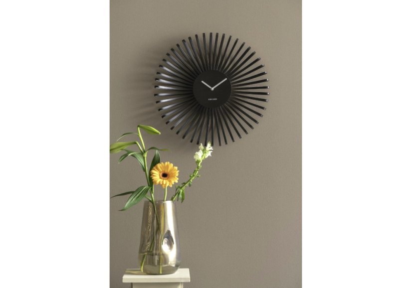 Dizajnové nástenné hodiny 6075BK Karlsson 48cm
