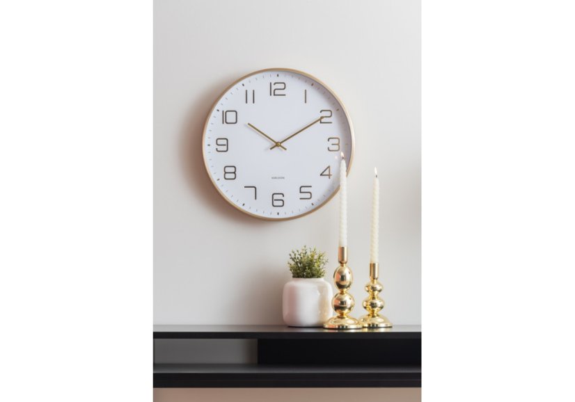 Dizajnové nástenné hodiny 5973WH Karlsson 40cm