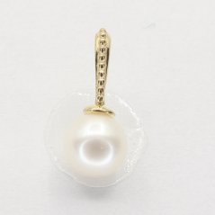 Zlatý prívesok s perlou 8230 (585/1000) 0.35 g
