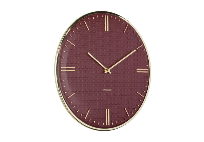 Dizajnové nástenné hodiny 6091RD Karlsson 35cm