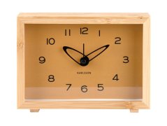 Designové hodiny s budíkem 6034YE Karlsson 19cm