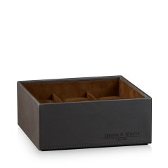 Kazeta na hodinky HEISSE & SÖHNE 70019-128.47 HS Mirage XL - dolný modul pre 6 hodiniek - Braun