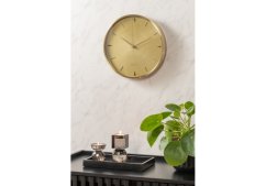 Dizajnové nástenné hodiny 5896GD Karlsson 30cm
