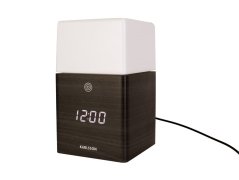 Dizajnový digitálny budík/hodiny s LED osvetlením 5798BK Karlsson 16cm