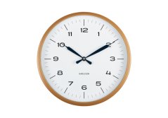 Dizajnové nástenné hodiny 6056YE Karlsson 30cm