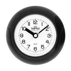 Kúpeľňové hodiny MPM Bathroom clock - čierne - E01.2526.90