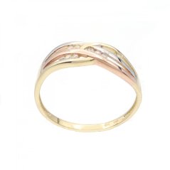 Zlatý prsten P18R0105, vel. 53, 1.65 g