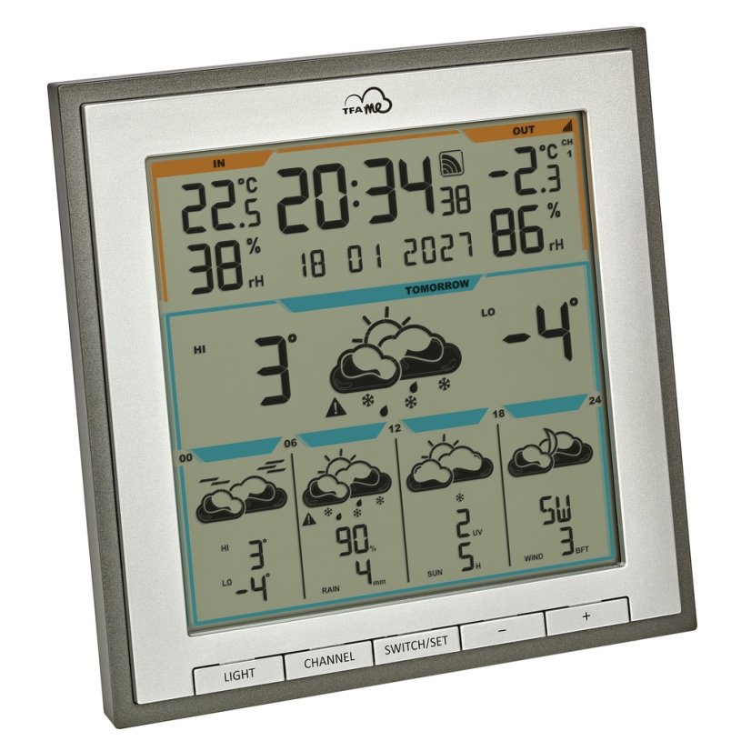 TFA 35.8105.10 - Bezdrôtová WiFi meteostanica s múdrou predpoveďou TFA.me ID-08