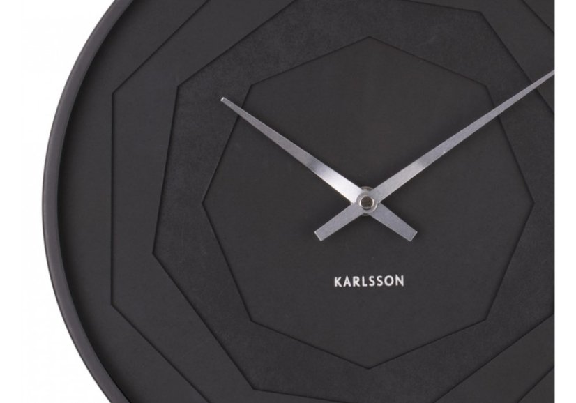 Dizajnové nástenné hodiny 5850BK Karlsson 30cm
