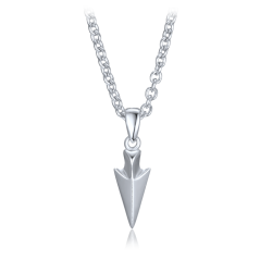 LAVVU Pánsky strieborný náhrdelník dýka