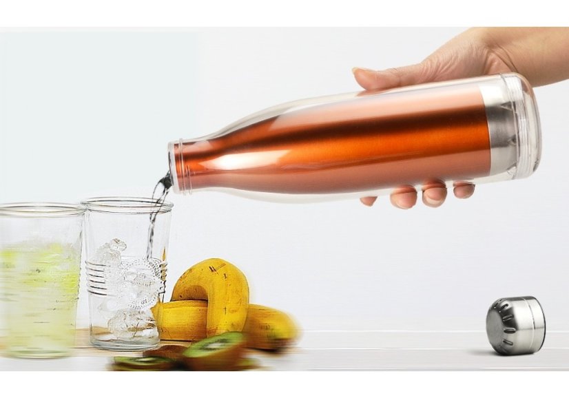 ASOBU trendy termoska Viva La Vie modrá 525ml