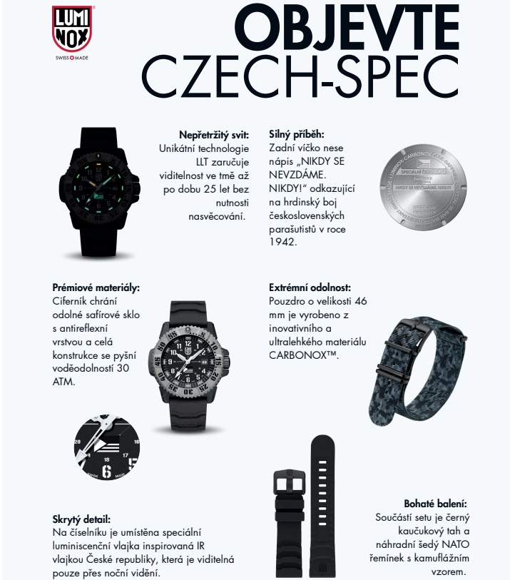 Luminox CZECH-SPEC Limited Edition XL.3351.CM.N.SET
