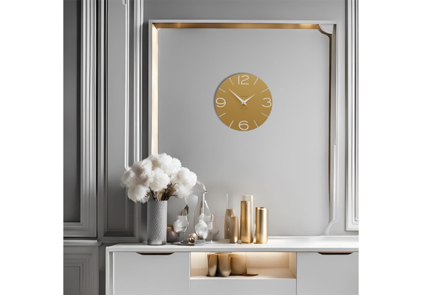 Designové hodiny 10-005-60 gold CalleaDesign 30cm