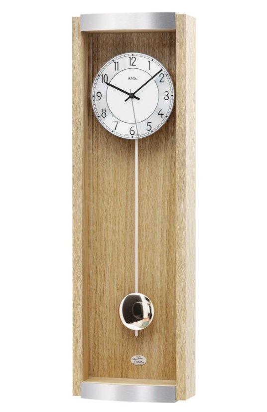 Kyvadlové nástěnné hodiny 5285 AMS řízené rádiovým signálem 71cm Kyvadlové nástěnné hodiny 5285 AMS řízené rádiovým signálem 71cm