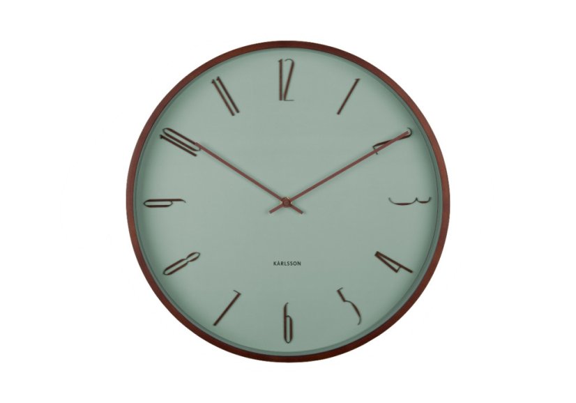 Dizajnové nástenné hodiny 6014GR Karlsson 40cm