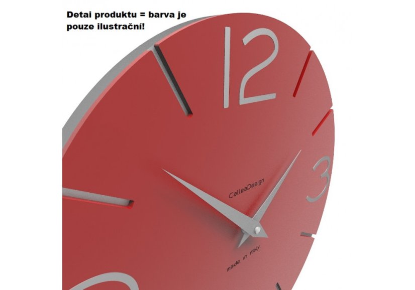 Dizajnové hodiny 10-005-14 CalleaDesign Smile 30cm