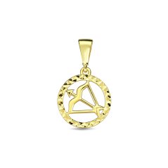 Zlatý přívěsek znamení zvěrokruhu střelec ZP0187XJ71-00ST (585/1000) 1,00g