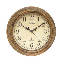 Designové nástěnné hodiny 5575 AMS řízené rádiovým signálem 30cm