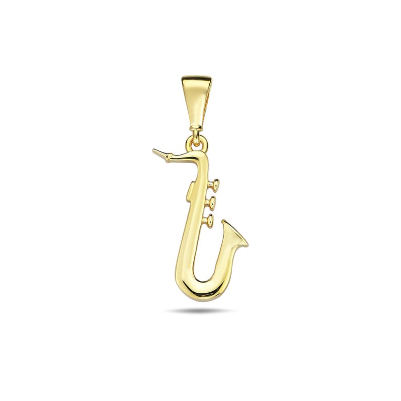 Zlatý prívesok saxofón ZP0180XJ70-6900 (585/1000) 0,69g