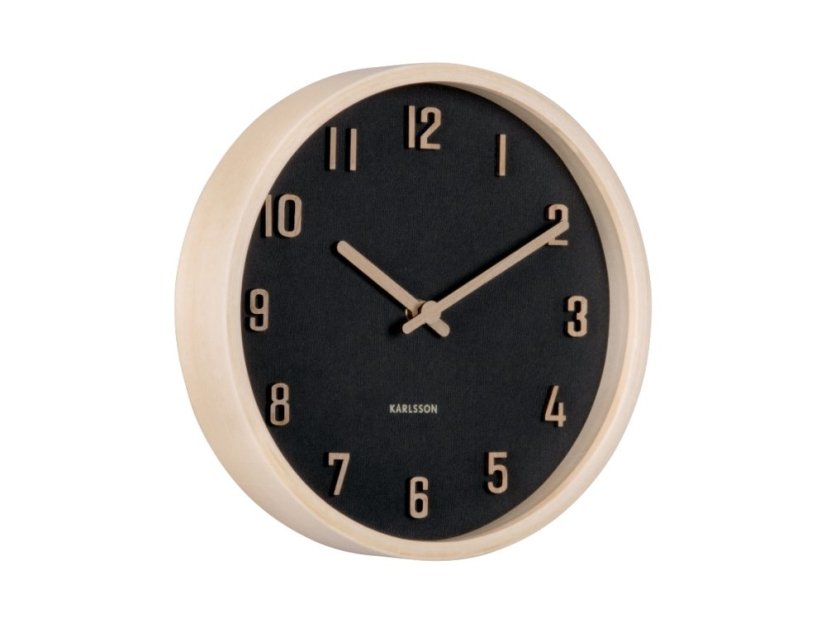 Dizajnové nástenné hodiny 6116BK Karlsson 22cm
