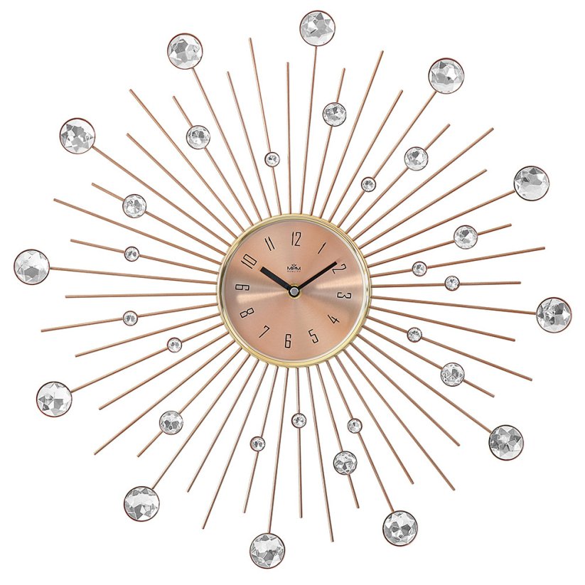 Designové paprskové nástěnné hodiny MPM Sunito - E04.4284.23