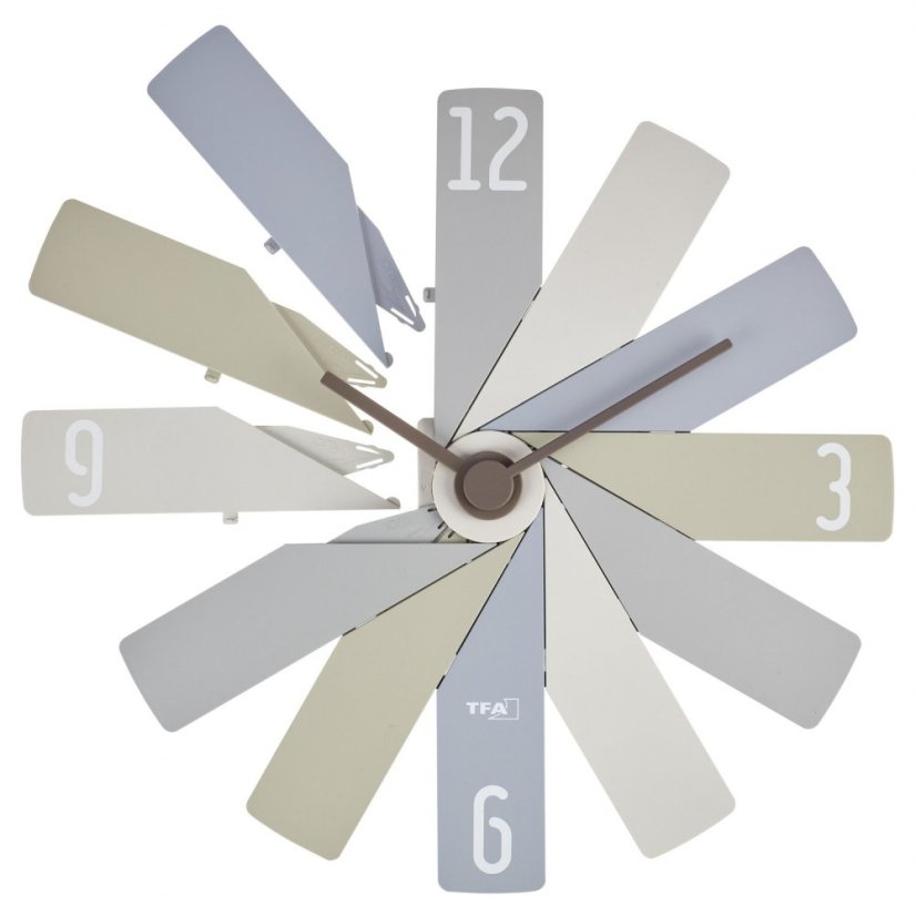 TFA 60.3020.30 - Dizajnové nástenné hodiny CLOCK IN THE BOX - viacfarebné