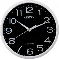 Nástenné hodiny PRIM Linea - black (E01P.3988.0090)