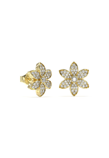 Guess White Lotus náušnice JUBE04145JWYGT/U Guess White Lotus náušnice JUBE04145JWYGT/U