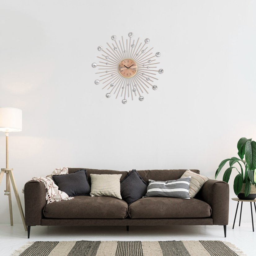 Designové paprskové nástěnné hodiny MPM Sunito - E04.4284.23