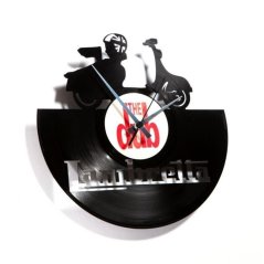 Dizajnové nástenné hodiny Discoclock 033 Lambretta 30cm