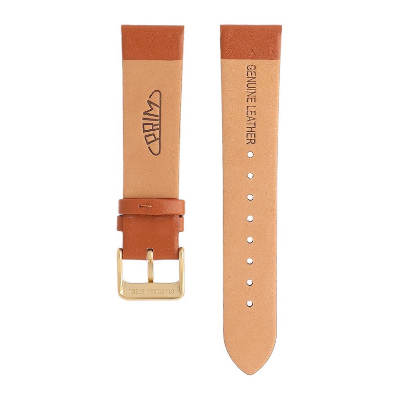 Kožený remienok na hodinky PRIM RB.13108 (20 mm) - hnedý - RB.13108.2018.5050.L