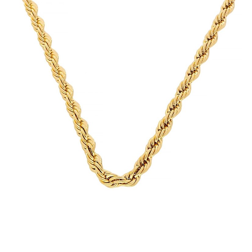 Nerezová retiazka 7902.70 Gold - pozlátená - SNE.7902.. 70cm