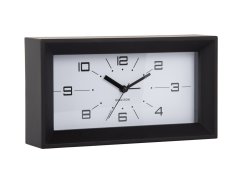 Dizajnové stolné hodiny s budíkom 6066BK Karlsson 20cm