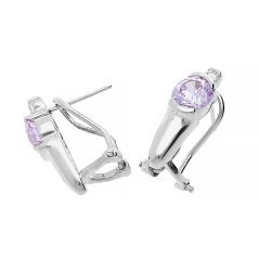 Stříbrné náušnice se zirkony 8242 - SER.8242