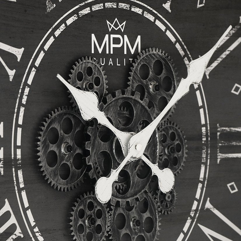 Nástenné hodiny s tichým chodom MPM Vintage Timekeeper - E01.4326.90