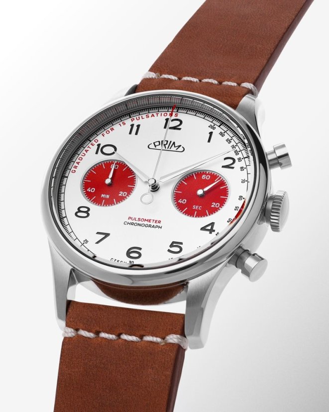 Prím Janský Pulsometer Chronograph 42 - E - W01P.13282.E