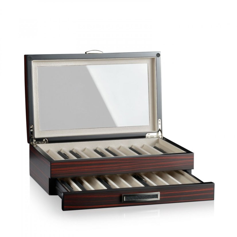 Úložný box písacích potrieb HEISSE & SÖHNE 70019/112 Nevada 20 - Ebony