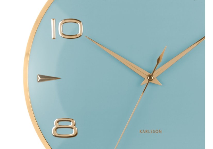 Dizajnové nástenné hodiny 6017BL Karlsson 40cm
